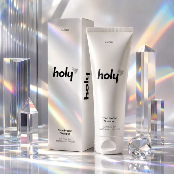 Шампунь для окрашенных волос - holy tone protect shampoo 250 мл HL013 фото